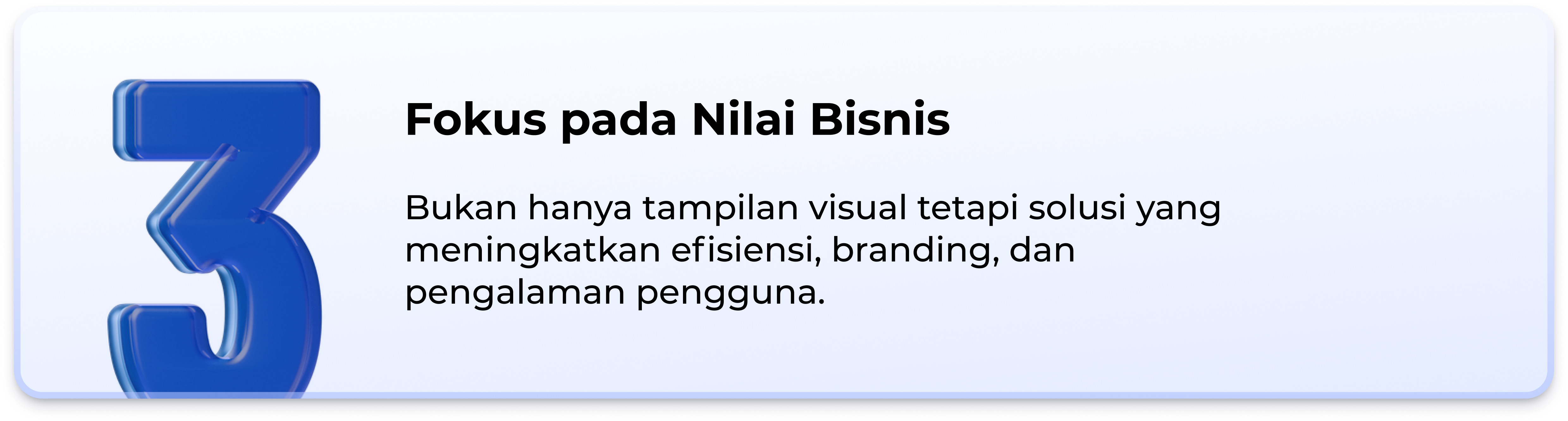 Fokus Nilai Bisnis